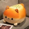 NOpinz Mignon Pain Chat Peluche Jouet Gros Chaton poupée Peluche Moelleux Ananas Oreiller Enfants Jouet Cadeau d’Anniversaire