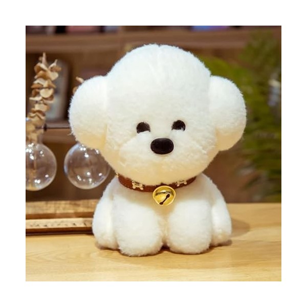 NOpinz Nouveau Bichon Créatif Peluche Jouet en Peluche Réaliste Poméranie Chiot Jouet Décor À La Maison Enfants Anniversaire 