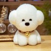NOpinz Nouveau Bichon Créatif Peluche Jouet en Peluche Réaliste Poméranie Chiot Jouet Décor À La Maison Enfants Anniversaire 