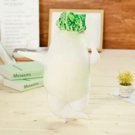 NOpinz Jouet en Peluche de Radis Blanc de Haute qualité en Peluche Kawaii Plante Coussin Oreiller créatif canapé-lit décorati