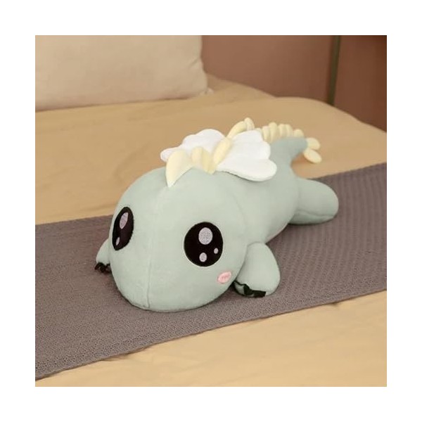 SaruEL Géant Mignon Dinosaure en Peluche Coussin Canapé Jouet Doux Animal Oreiller en Peluche Poupée Enfants Fille Cadeau D’A