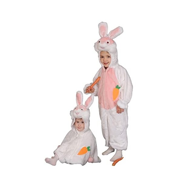 Dress Up America La cape et la combinaison de costume de petit lapin confortable sont également disponibles