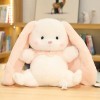 EacTEL Mignon Lapin Longue Oreille en Peluche Jouet Lapin Poupée Oreiller Enfants Fille Anniversaire Cadeau Décoration D’inté