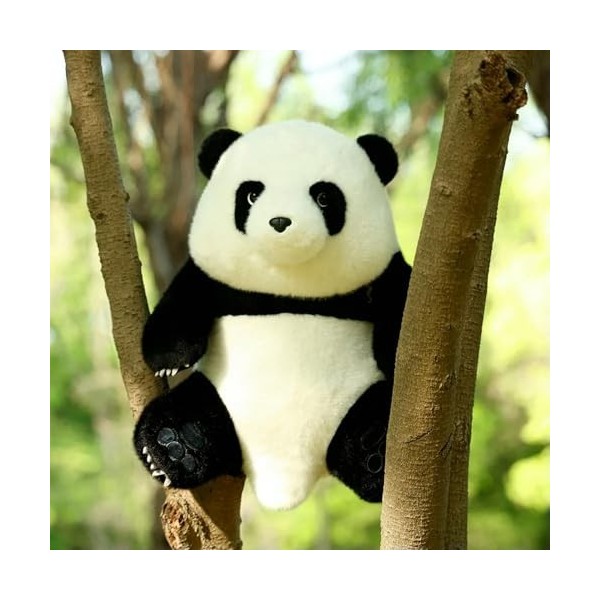 PaMut Mignon Panda Peluche Animal Panda poupée Oreiller Moelleux Enfants Cadeau d’Anniversaire Cadeau de Noël 40cm 1