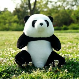 PaMut Mignon Panda Peluche Animal Panda poupée Oreiller Moelleux Enfants Cadeau d’Anniversaire Cadeau de Noël 40cm 1