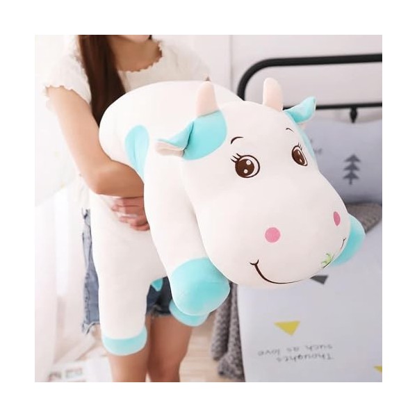 LfrAnk Grande Taille Vache Jouets en Peluche Peluche Animal Jouets Enfants Cadeaux D’Anniversaire Cadeaux De Noël 70cm 4