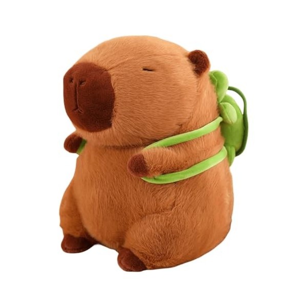 ARVALOLET Jouet Capybara en peluche confortable avec tortue, poupée Capybara mignonne, parfaite pour Noël, cadeau danniversa