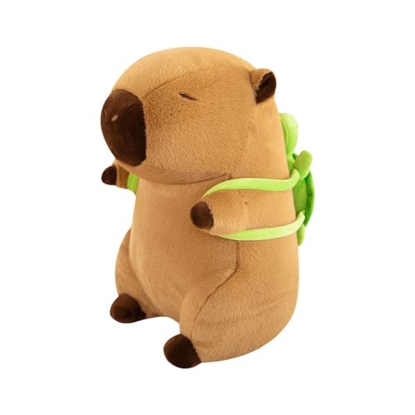 ARVALOLET Jouet Capybara en peluche confortable avec tortue, poupée Capybara mignonne, parfaite pour Noël, cadeau danniversa