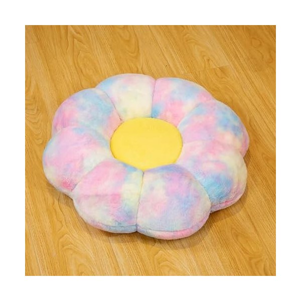 LfrAnk Fleurs colorées Mignonnes, Coussins en Peluche, oreillers de Sieste Mignons, Jouets de décoration Douce en Peluche, Ca