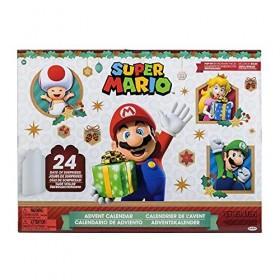 Super Mario Calendrier de lAvent 2022 édition limitée de Noël - Jamais vu le Père Noël Mario, bonhomme de neige Mario et Lui