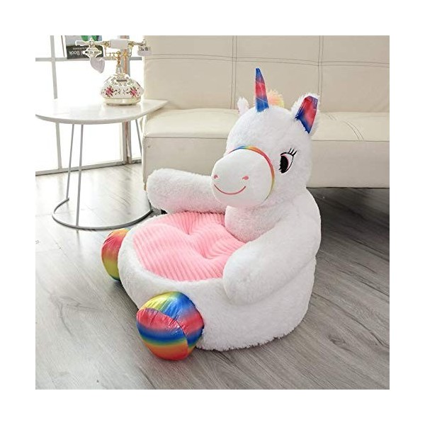 EZLAM Dessin animé Belle Ours en Peluche Panda Licorne Canard Enfants canapé Chaise Jouets en Peluche siège bébé nid lit de C