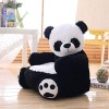 EZLAM Dessin animé Belle Ours en Peluche Panda Licorne Canard Enfants canapé Chaise Jouets en Peluche siège bébé nid lit de C