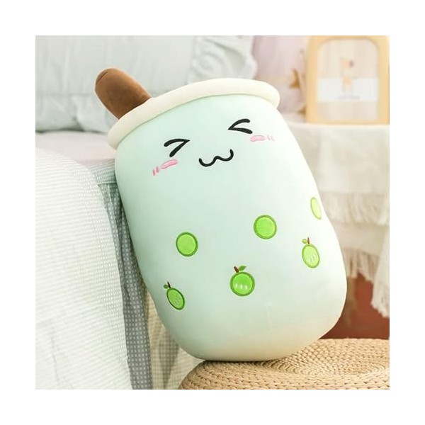 LfrAnk Nouveau Panda Bubble Tea en Peluche Fruits Boisson Bouteille Fraise Ananas Lait Tasse À Thé Oreiller Enfants Jouets An
