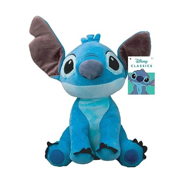 Play by Play Peluche Soft Stitch Disney avec Son 30cm - 460018232 Stitch 35cm 