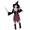 Costume de magicien - Fille - Cosplay - Carnaval - Halloween - Taille L - 6-7 ans - idée cadeau originale Anniversaire de Noë