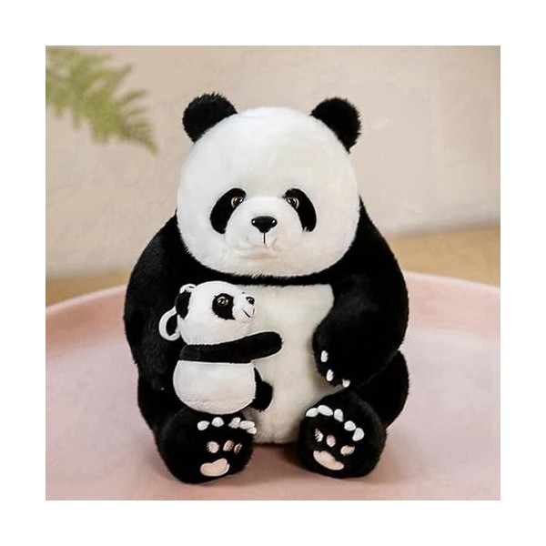 Haute Qualité Drôle Mignon Panda Peluche Jouet Doux Dessin Animé Kawaii en Peluche Animal Poupée Enfants Fille Cadeaux 35cm 1