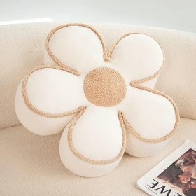 Fleur en Peluche Sphère Coussin en Peluche Décoration D’intérieur Nordique Poupée en Peluche Canapé en Peluche Coussin Cadeau