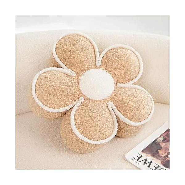 Fleur en Peluche Sphère Coussin en Peluche Décoration D’intérieur Nordique Poupée en Peluche Canapé en Peluche Coussin Cadeau