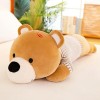 Kawaii Ours Polaire en Peluche Poupée en Peluche Ours Dormant Oreiller Animal en Peluche Jouet Enfants Dessin Animé Cadeau An