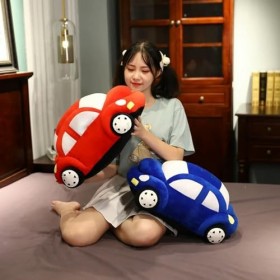 NOpinz Mignon Enfants Voiture modèle Peluche Jouet Enfants garçon Kawaii Voiture Forme Coussin Oreiller Cadeau d’Anniversaire