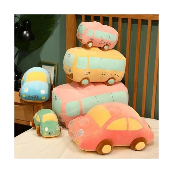 NOpinz Mignon Enfants Voiture modèle Peluche Jouet Enfants garçon Kawaii Voiture Forme Coussin Oreiller Cadeau d’Anniversaire