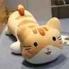 Grande Taille Chat Oreiller Animal Mignon en Peluche Poupée pour Enfants Mignon Doux Sommeil Coussin Cadeau pour Fille Cadeau