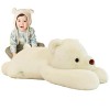 FASSME Animal en Peluche Doux - Jouet en Peluche Animal à Posture couchée,Adorable Peluche Animal étreignant Oreiller Party F