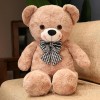 LfrAnk Grande Taille Ours en Peluche Jouet Mignon Noeud Papillon Ours en Peluche Oreiller Jouet Surprise Saint Valentin Cadea