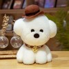 GagaLu Bichon Chiot Peluche Chien en Peluche Jouet Mignon Animal de Compagnie Peluche poupée Cadeau d’Anniversaire Enfants Ca