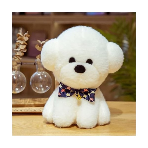GagaLu Bichon Chiot Peluche Chien en Peluche Jouet Mignon Animal de Compagnie Peluche poupée Cadeau d’Anniversaire Enfants Ca