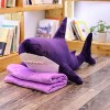 EZLAM 60-140cm Big Giant Polupar Shark Skin Soft Plush Shark Semi-Finish Coat Fish Pillow Toys Dolll Fashion Gift for Kids Ba