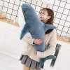 EZLAM 60-140cm Big Giant Polupar Shark Skin Soft Plush Shark Semi-Finish Coat Fish Pillow Toys Dolll Fashion Gift for Kids Ba