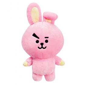 Aurora Produits Officiels BT21 signés World, Peluche Cooky, Moyen modèle, 61318, Rose