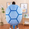 Hokuto Oreillers en Carapace de Tortue, Oreiller de Tortue géante, Coussin en Peluche Portable Kawaii WearableTurtle Power Sh