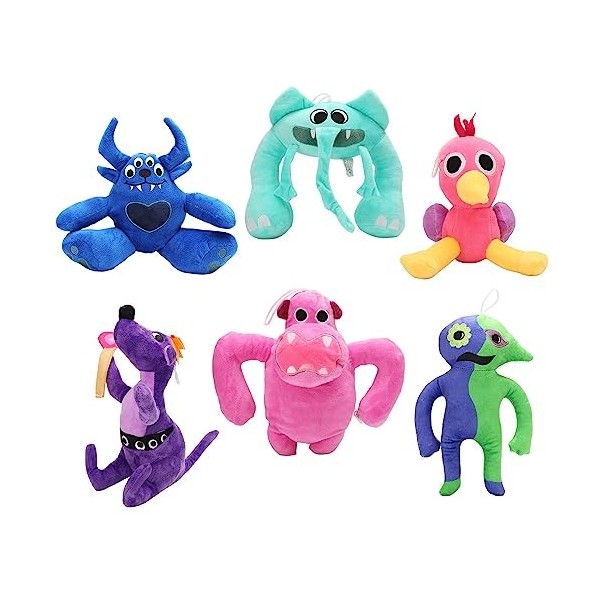 TUODAW bamban Peluche Jardin, 6pcs bamban Peluche Personnages, Jouets pour Les Fans et Les Amateurs de Jeux, Cadeaux pour Les