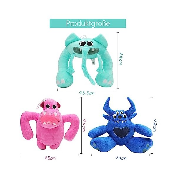 TUODAW bamban Peluche Jardin, 6pcs bamban Peluche Personnages, Jouets pour Les Fans et Les Amateurs de Jeux, Cadeaux pour Les