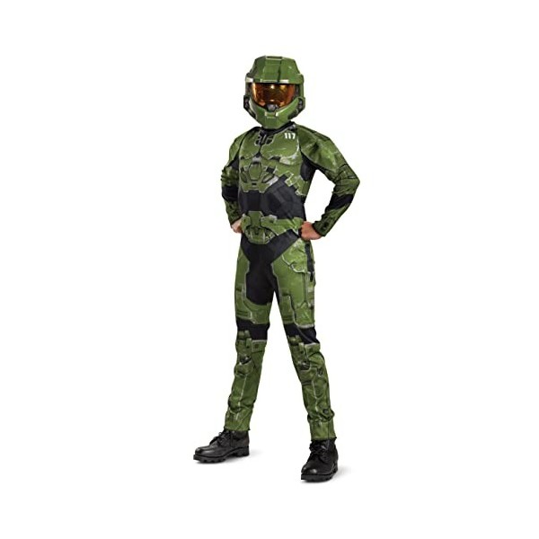 Disguise Halo Officiel - Halo Costume Enfant, Halo Master Chief Enfant, Deguisement Halo Enfant, Costume Militaire Enfant, De