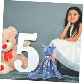 ibasenice 1 Pc Poupée Wapiti Décor De Table Décor De Noël Pompons De Porcistas Cadeau De Wapiti De Noël Joli Jouet en Peluche