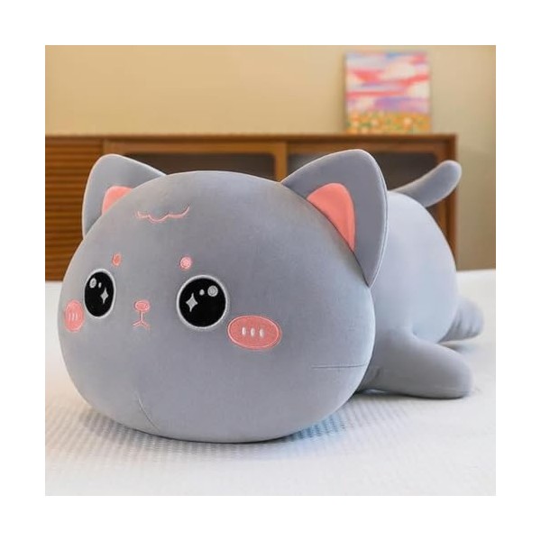 Nouveau Mignon Chat Poupée en Peluche Jouet Doux Mignon Dessin Animé Chat en Peluche Oreiller Enfants Cadeau Saint Valentin D