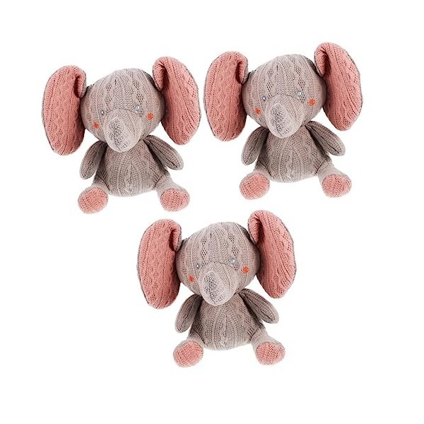 Toyvian 3 Pièces Poupée Bébé Éléphant Jouet Koala Peluches pour Bébés Riolu Plush Bébés Poupées Cadeaux De Réconfort Tirtouga