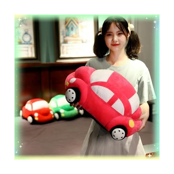 EacTEL Mignon Voiture en Peluche Oreiller Peluche Automobile Peluches Jouet Kawaii Doux Maison Siège De Voiture Chambre D’Enf