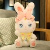 GagaLu Géant Mignon Dessin animé Lapin en Peluche Jouet Nouvel an Arc Lapin poupée Enfants Anniversaire Cadeau de Noël 60cm 2