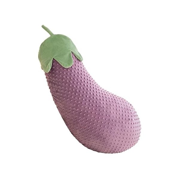 Nouveau Doux Mignon Aubergine en Peluche Jouets Mignon en Peluche Coussin Poupée pour Fille Garçon Anniversaire Noël Cadeaux 