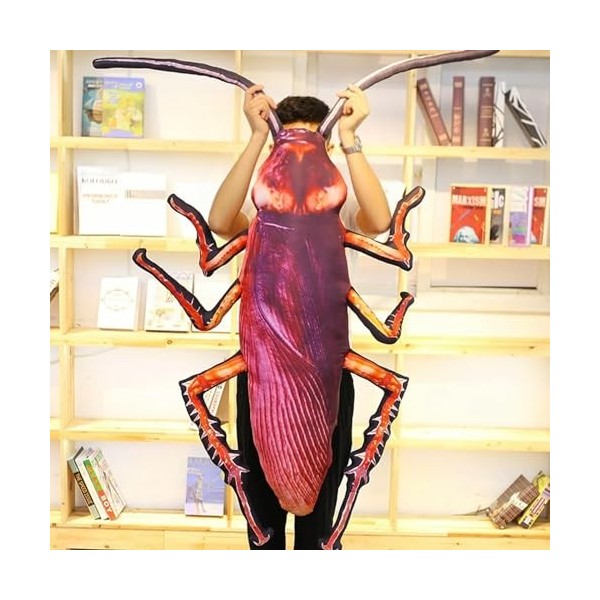 SaruEL Nouveau Cafard en Peluche Oreiller en Peluche Créatif Insecte Jouet Anniversaire Cadeau Jouets pour Enfants Poupée 95c