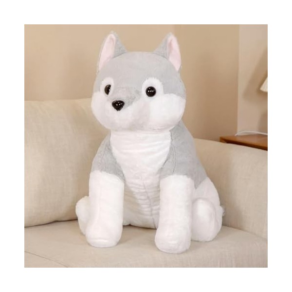 SaruEL Jouets en Peluche Loup Cadeaux d’Anniversaire Mignons pour Enfants Cadeaux de Noël 80cm 1