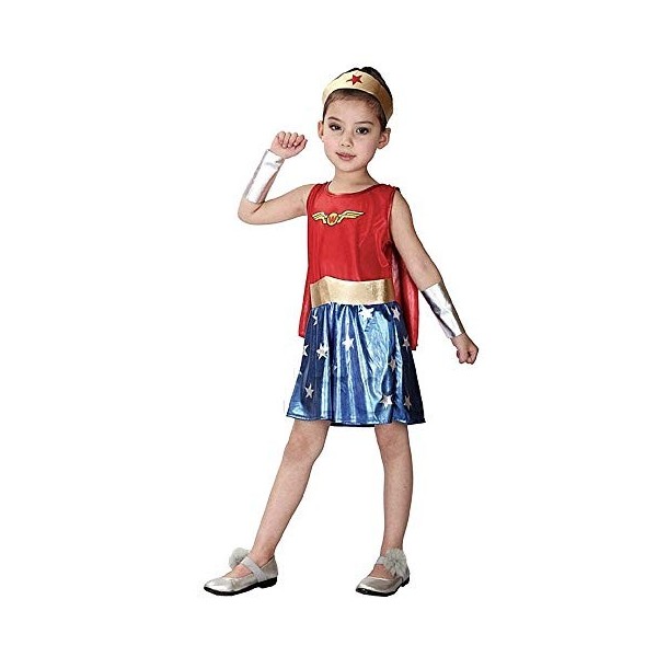 Costume Super Femme - Costume - Petite Fille - Fille - Déguisements - Carnaval - Halloween - cosplay - excellente qualité - T