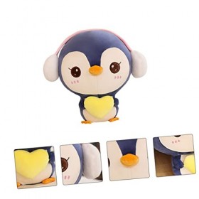 ibasenice 3 Pièces Poupée en Peluche Pingouin Jouets De Locéan Pompons De Porcistas Jolie Poupée en Peluche Jouet De Poupée 