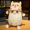 Mignon Shiba Inu Lapin en Peluche Doux Lapin Bulle Thé Shiba Inu Tasse À Thé Jouet Oreiller Enfants Cadeau Anniversaire Cadea