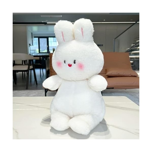 EacTEL Super Doux Lapin Chien en Peluche Câlin Oreiller Mignon Lapin Chiot Animal Peluche Jouet Kawaii Peluche Poupée Enfants