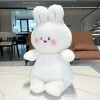 EacTEL Super Doux Lapin Chien en Peluche Câlin Oreiller Mignon Lapin Chiot Animal Peluche Jouet Kawaii Peluche Poupée Enfants